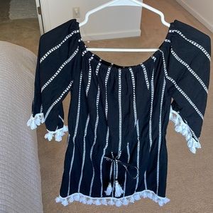 Mini Black & White Dress